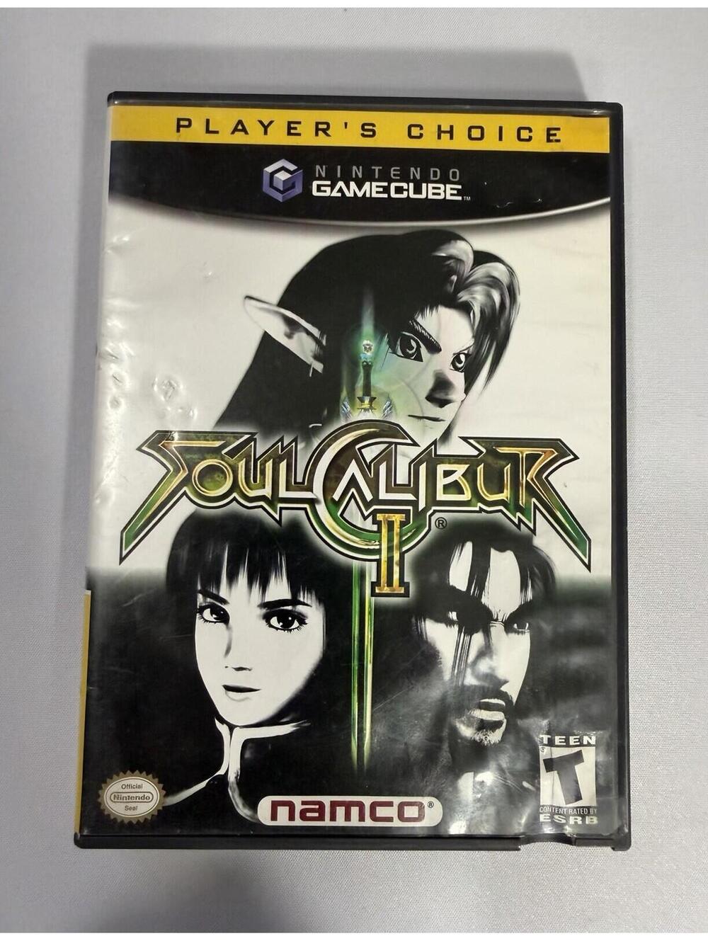 NINTENDO GAMECUBE  Soul Calibur II Player's Choice No Manual